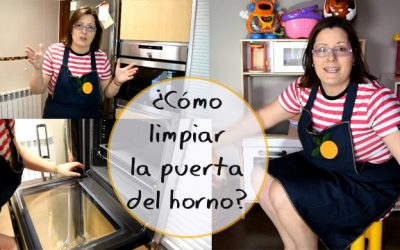 ¿Cómo limpiar la puerta del horno?