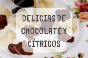 Delicias de cítricos y chocolate crujiente